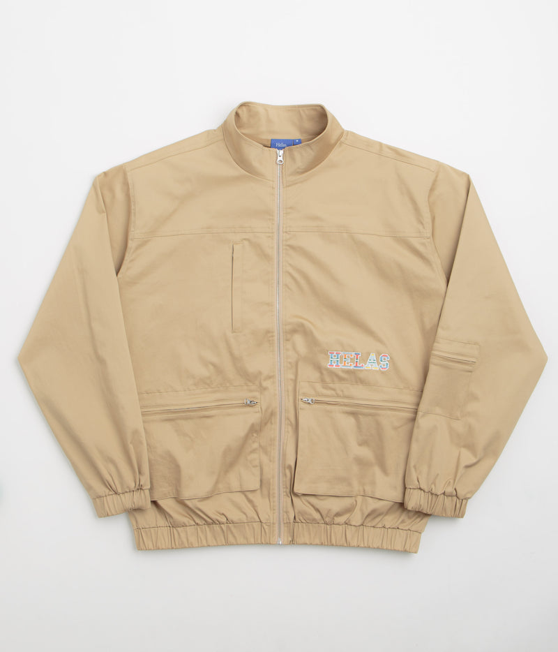 Helas Drapeau Utility Jacket in Beige