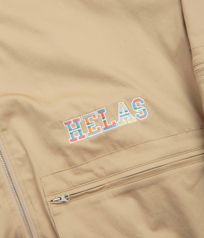 Helas Drapeau Utility Jacket in Beige