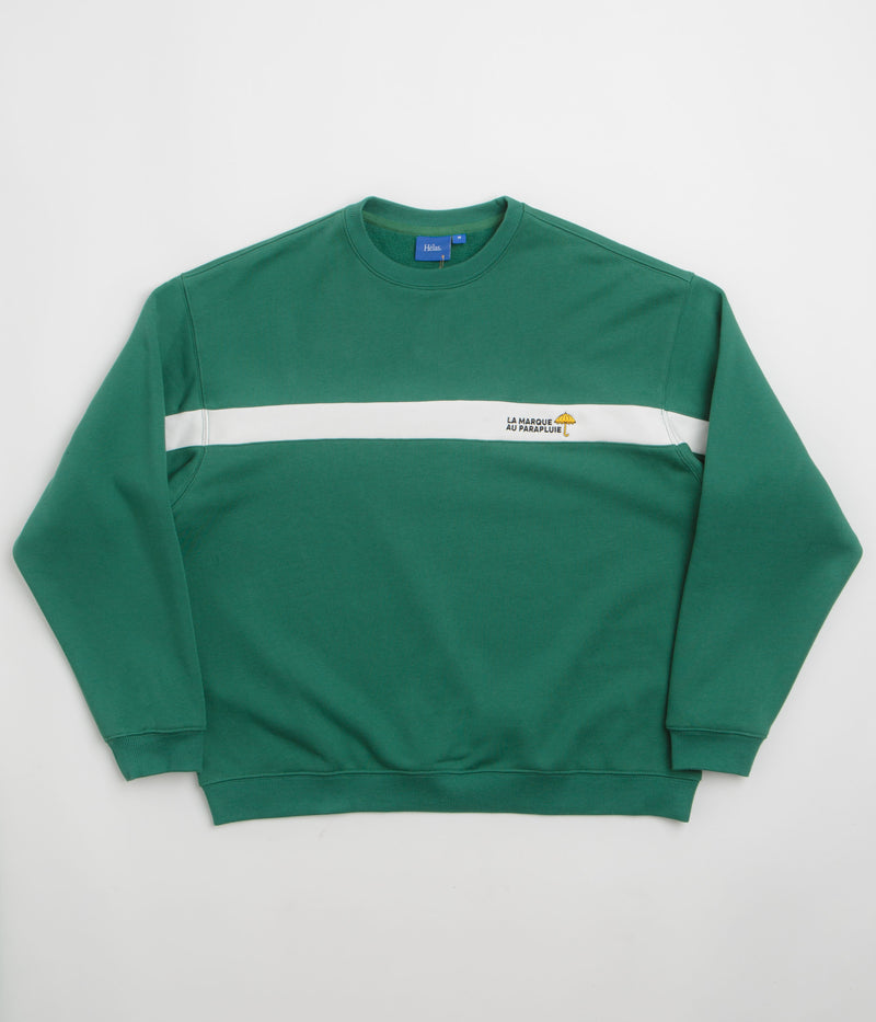 Helas Facile Crewneck Sweatshirt in Teal Green