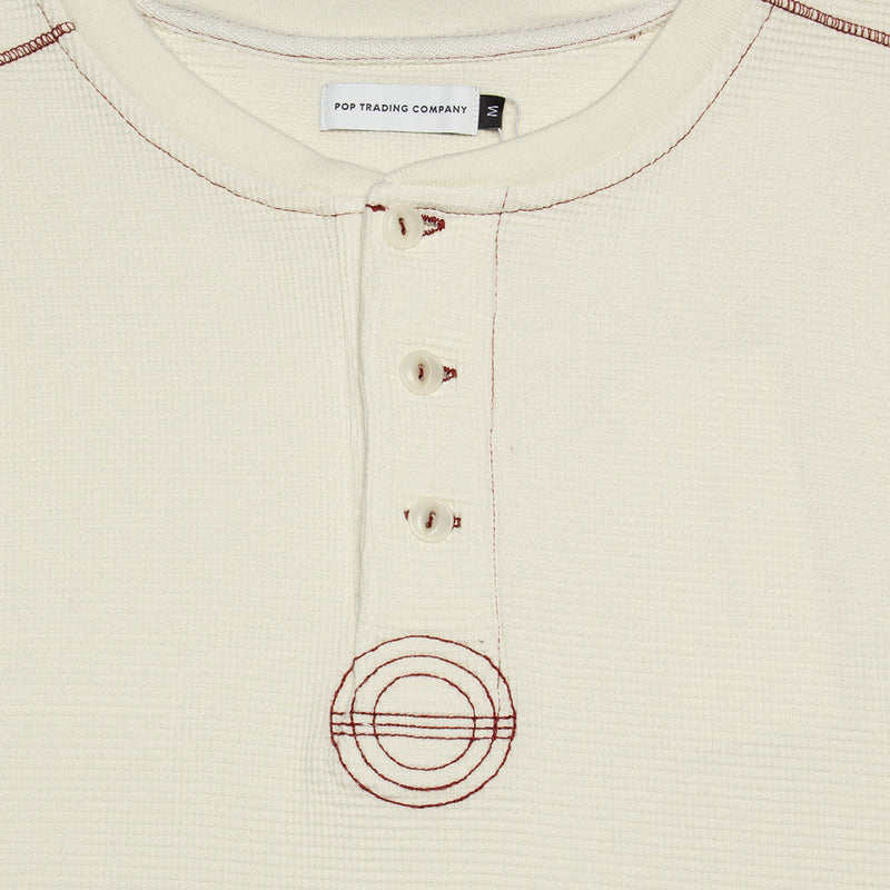 Pop Trading Company | Henley Waffle Sweat