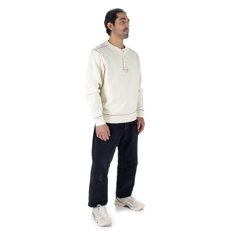 Pop Trading Company | Henley Waffle Sweat