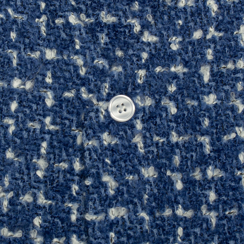Reception | Henry Wool Cardigan white mid blue