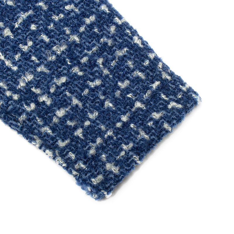 Reception | Henry Wool Cardigan white mid blue
