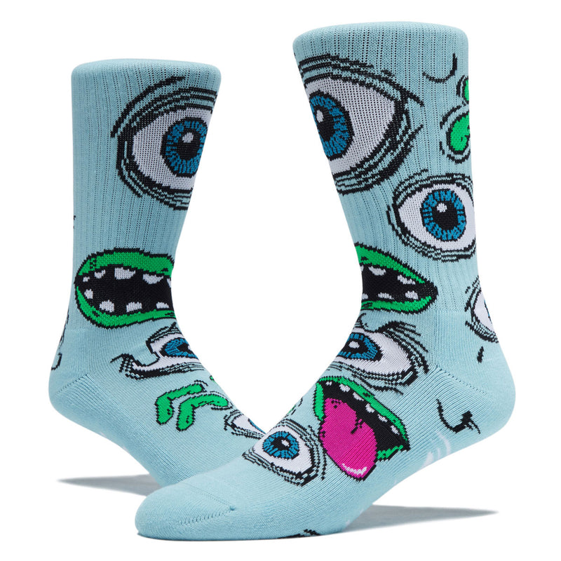 Heroin Mutant Socks - Ice Blue