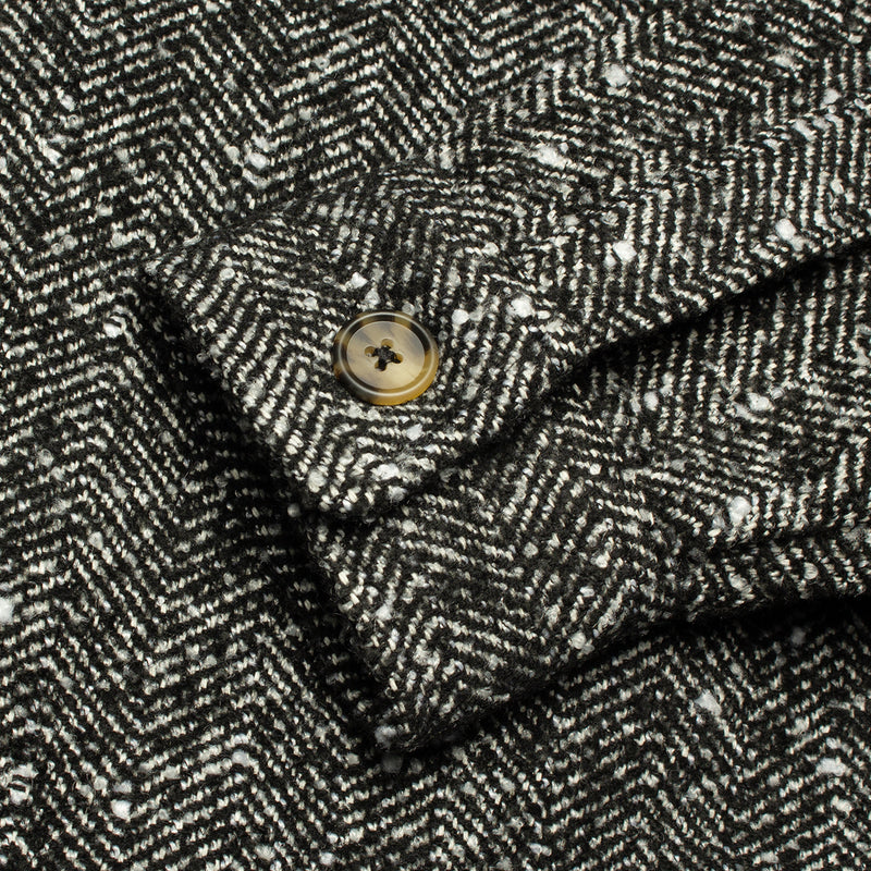 Fucking Awesome | Herringbone Heavyweight Flannel Overshirt  Color : Black
