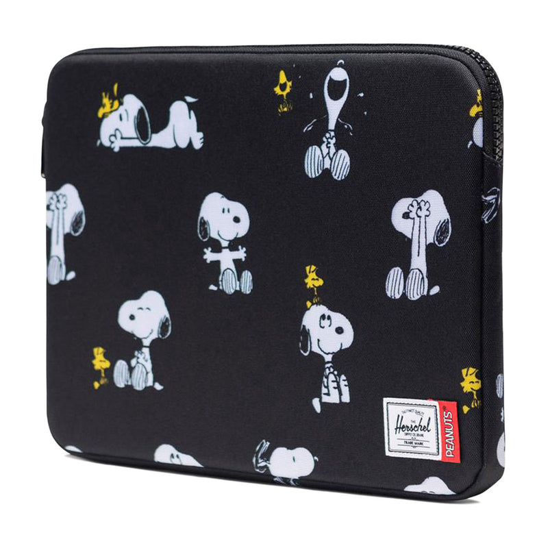 Herschel Supply x Peanuts Anchor 14" Inch Laptop Sleeve - Snoopy And Woodstock Black