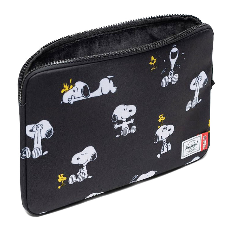 Herschel Supply x Peanuts Anchor 14" Inch Laptop Sleeve - Snoopy And Woodstock Black