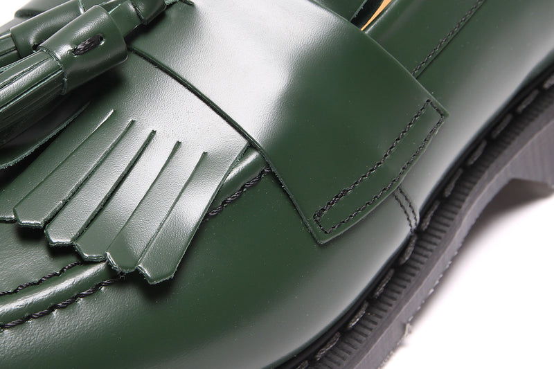 Solovair | Hi-Shine Tassel Loafer Green