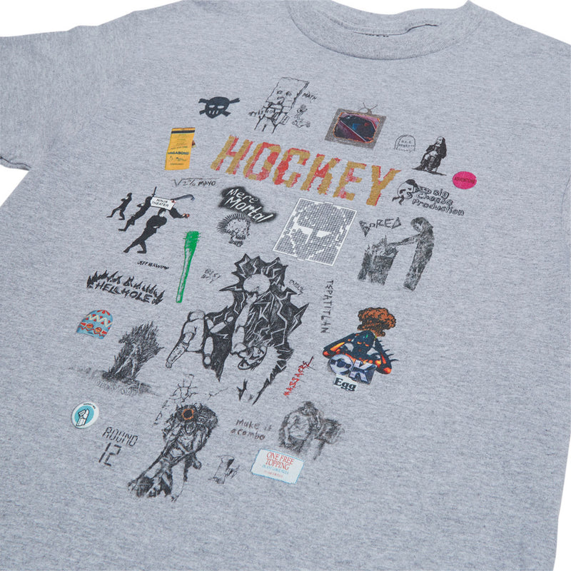 Hockey Paper Cover T-Shirt - Sport Grey