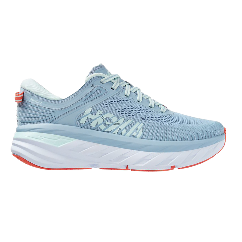 Hoka Bondi 7 - Blue Fog - Blue Glass