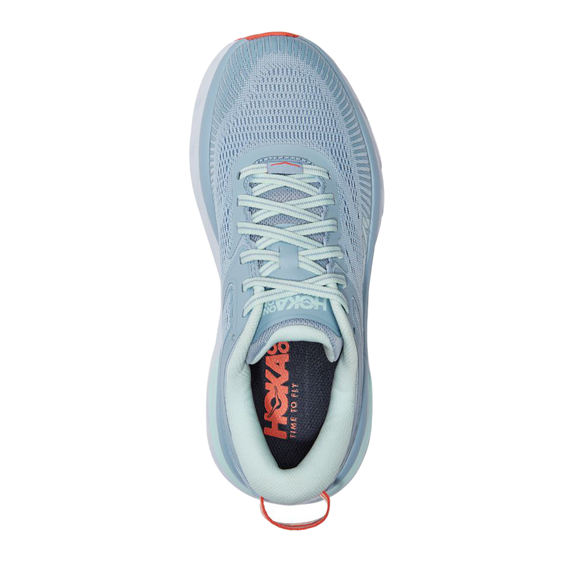 Hoka Bondi 7 - Blue Fog - Blue Glass