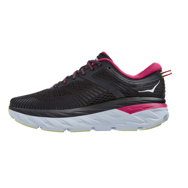 Hoka Bondi 7 - Blue Graphite - Festival Fuchsia
