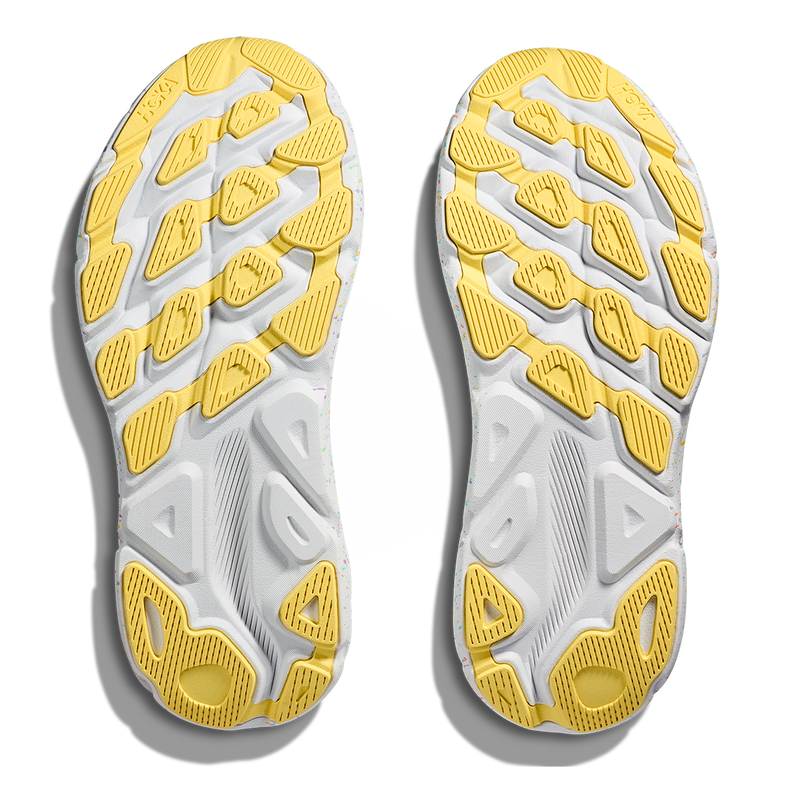 Hoka Clifton 9 - White - Lemonade
