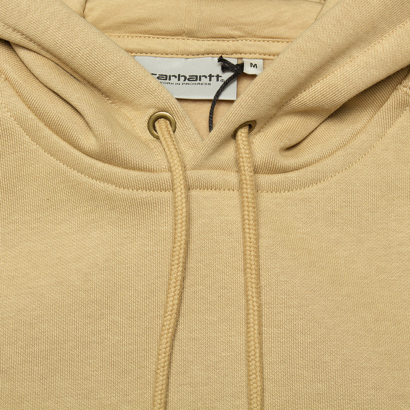 Carhartt WIP | Hooded Chase Sweatshirt Style # I033661-22I Color : Sable / Gold