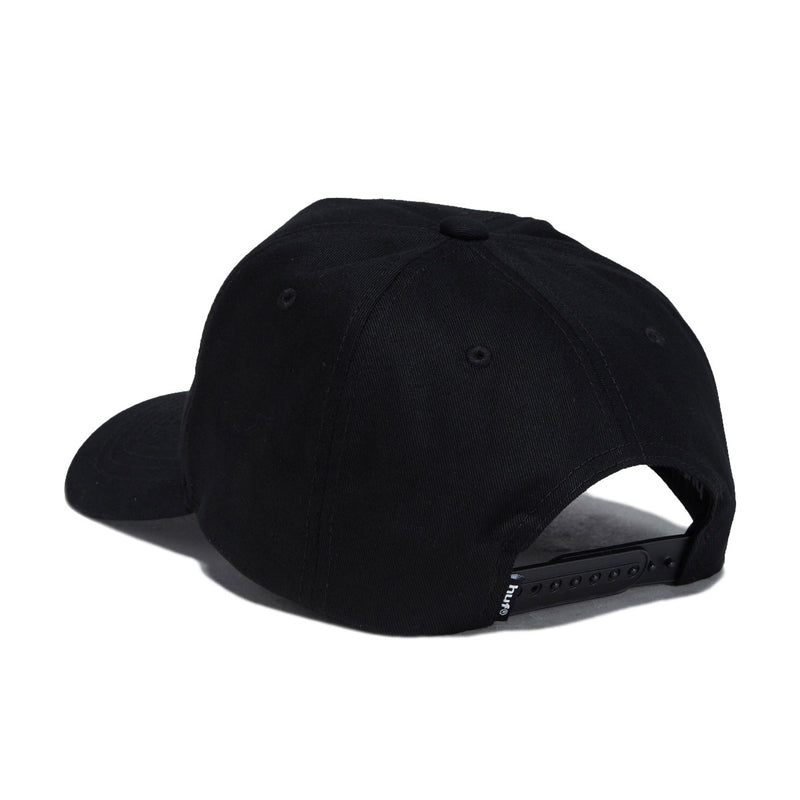 HUF 89 Oval 5 Panel Hat - Black