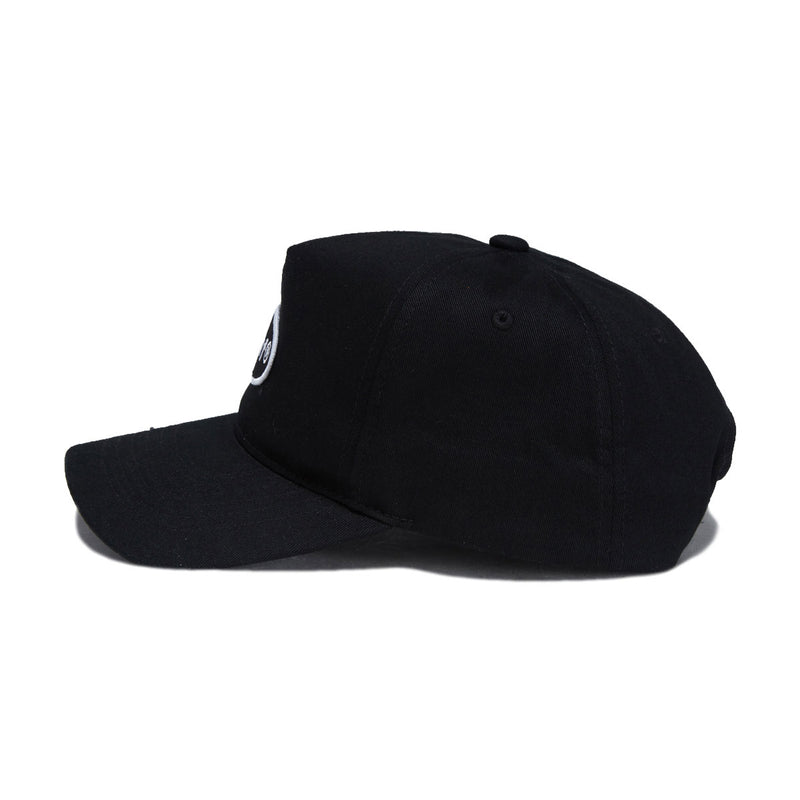 HUF 89 Oval 5 Panel Hat - Black