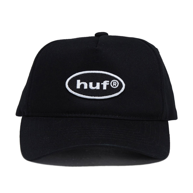 HUF 89 Oval 5 Panel Hat - Black