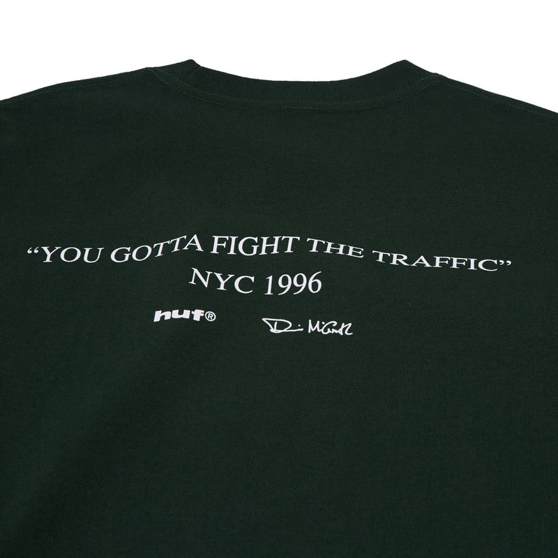 HUF Fight The Traffic T-Shirt - Forest Green