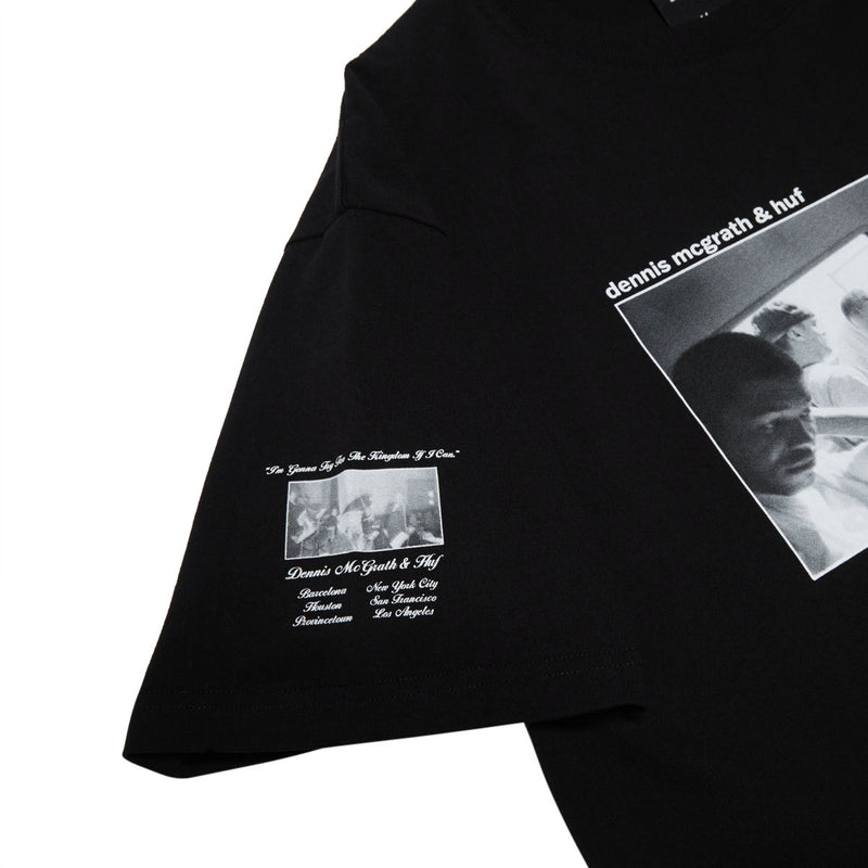 HUF Paved With Gold T-Shirt - Black