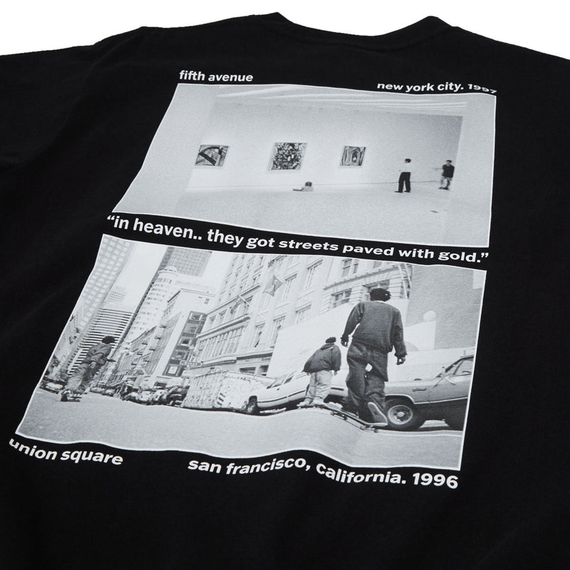 HUF Paved With Gold T-Shirt - Black