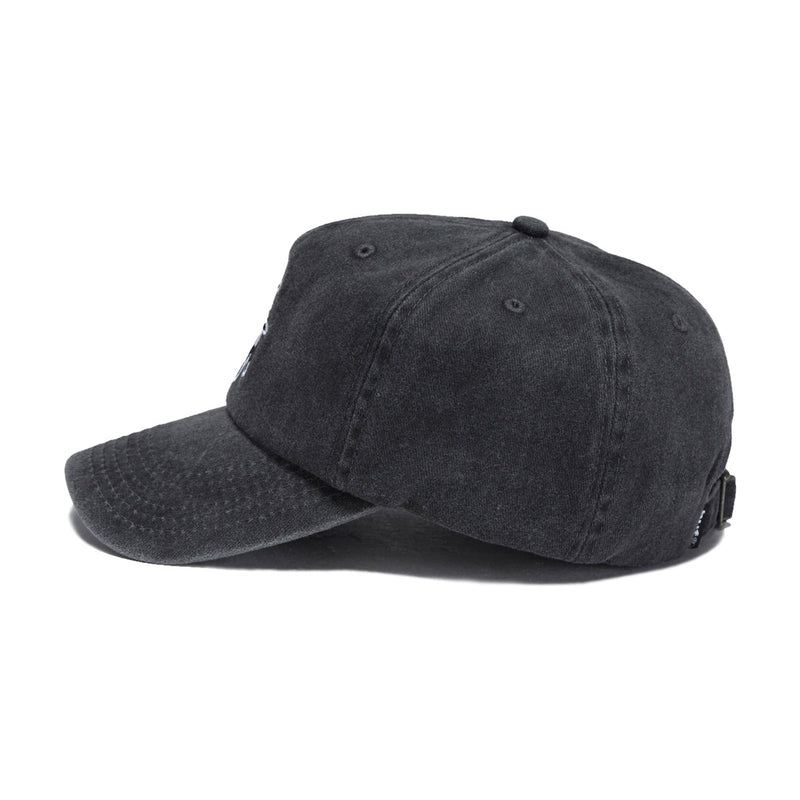 HUF Sol Denim 6 Panel CV Washed Hat - Washed Black