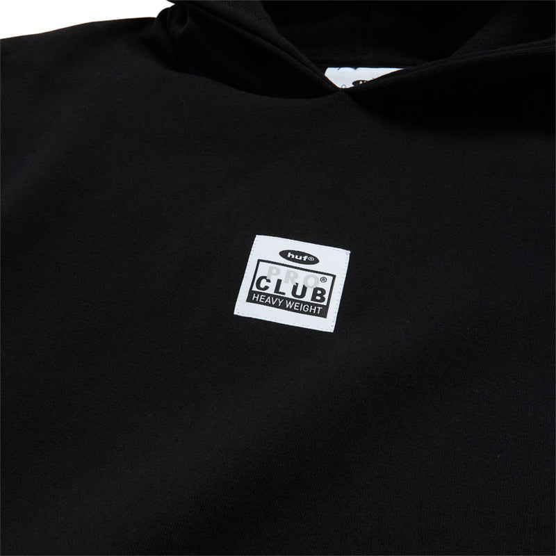 HUF x Pro Club Heavyweight Hoodie - Black