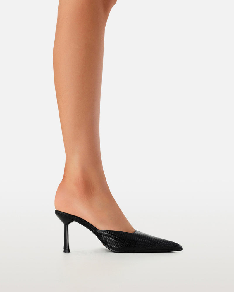 ILIANA - BLACK LIZARD-PUMPS-Billini-Billini