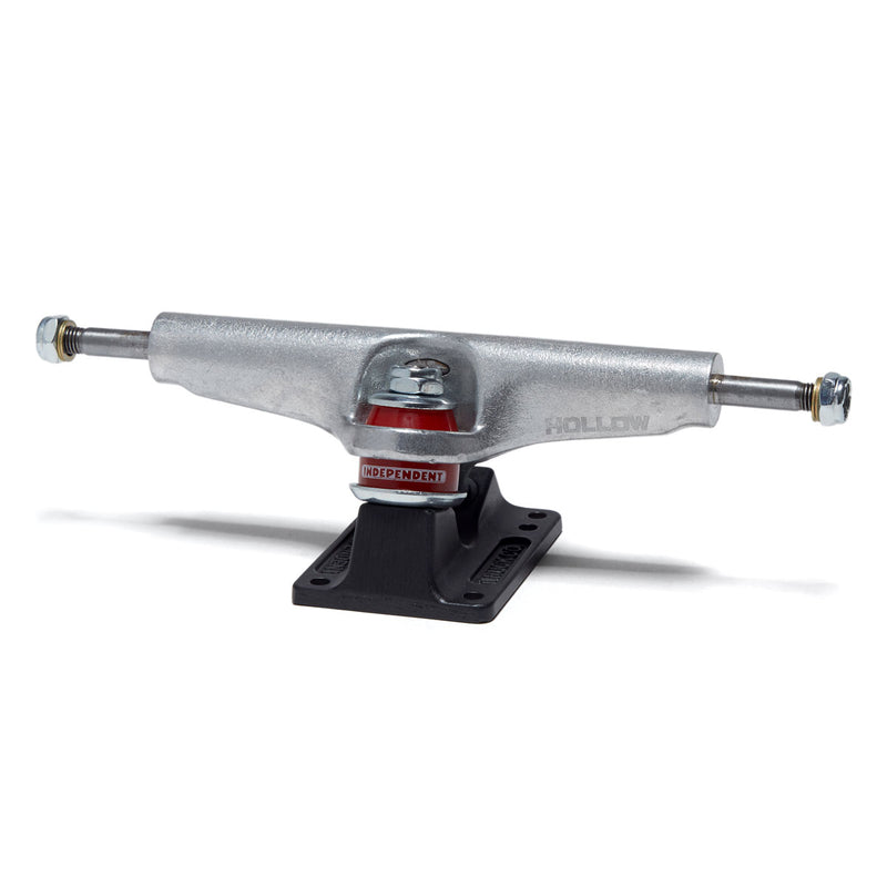 Independent Stage 4 Hollow Skateboard Trucks - Silver/Ano Black - 166mm