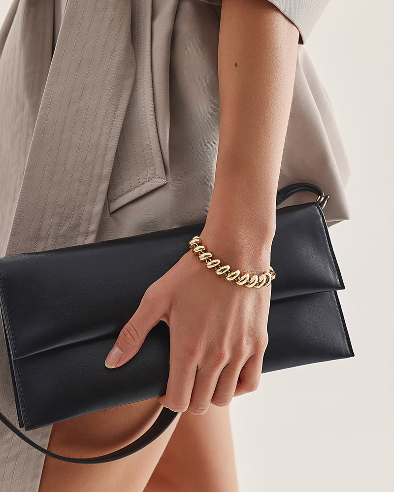 INDIE SHOULDER BAG - BLACK-Handbags-Billini-Billini