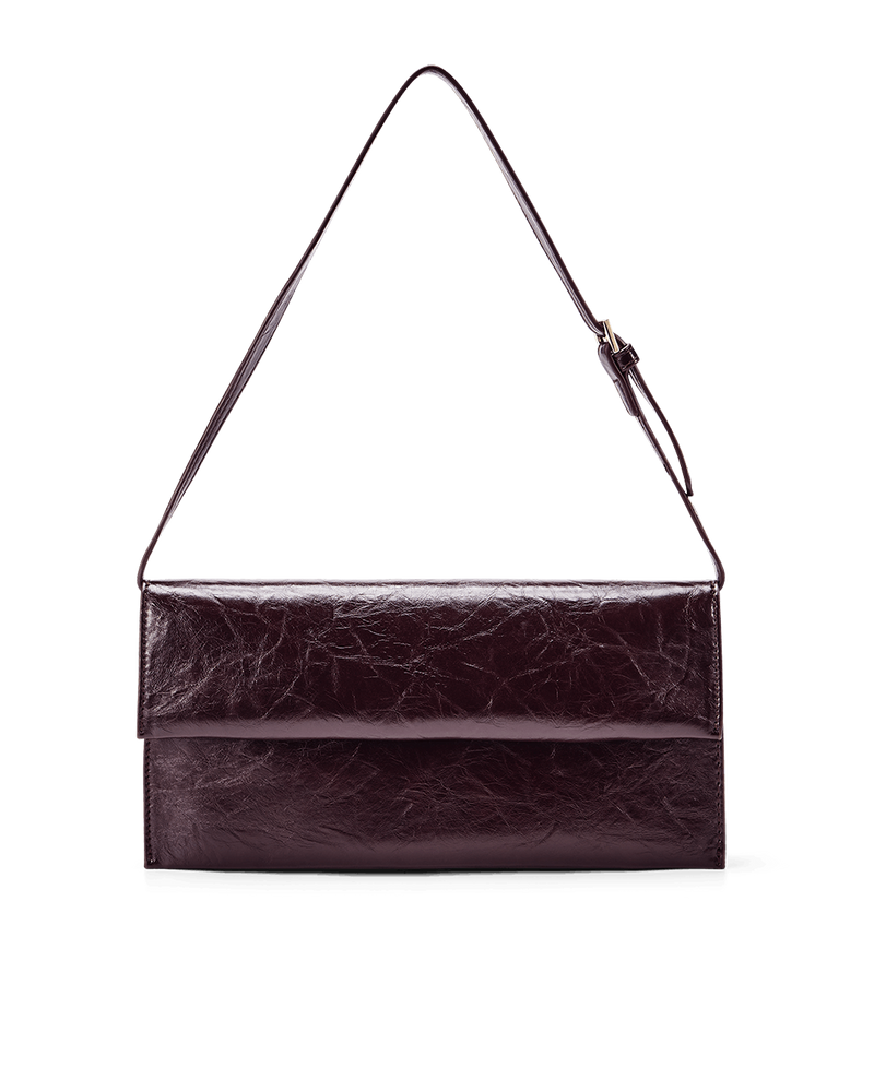 INDIE SHOULDER BAG - BORDEAUX SHINE-Handbags-Billini-Billini