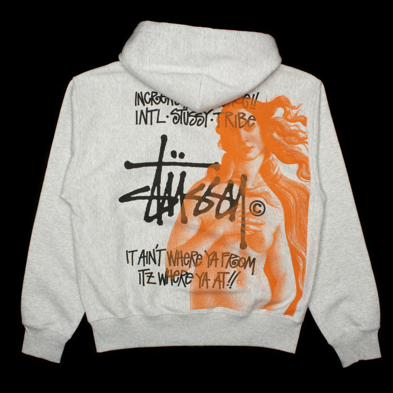 Stussy | Ist Venus Zip Hoodie Style # 1974977 Color : Ash Heather