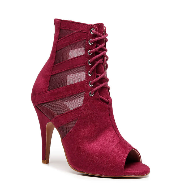 Jett - Burgundy Vegan Suede - Street Sole