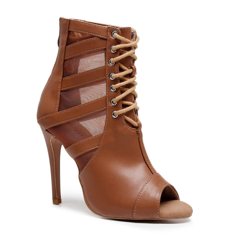 Jett - Cinnamon Vegan Leather - Suede Sole