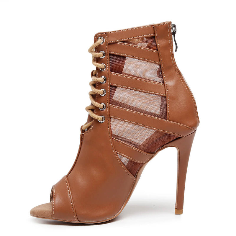 Jett - Cinnamon Vegan Leather - Suede Sole