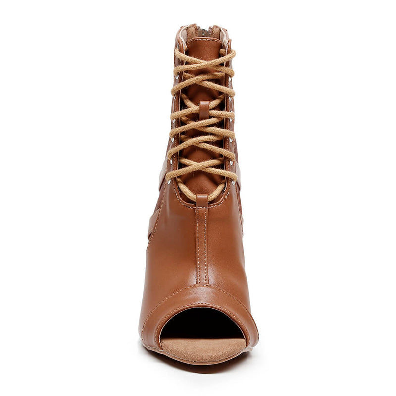 Jett - Cinnamon Vegan Leather - Suede Sole