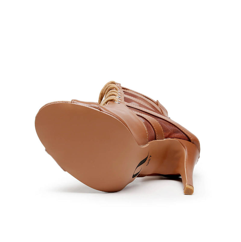 Jett - Cinnamon Vegan Leather - Suede Sole