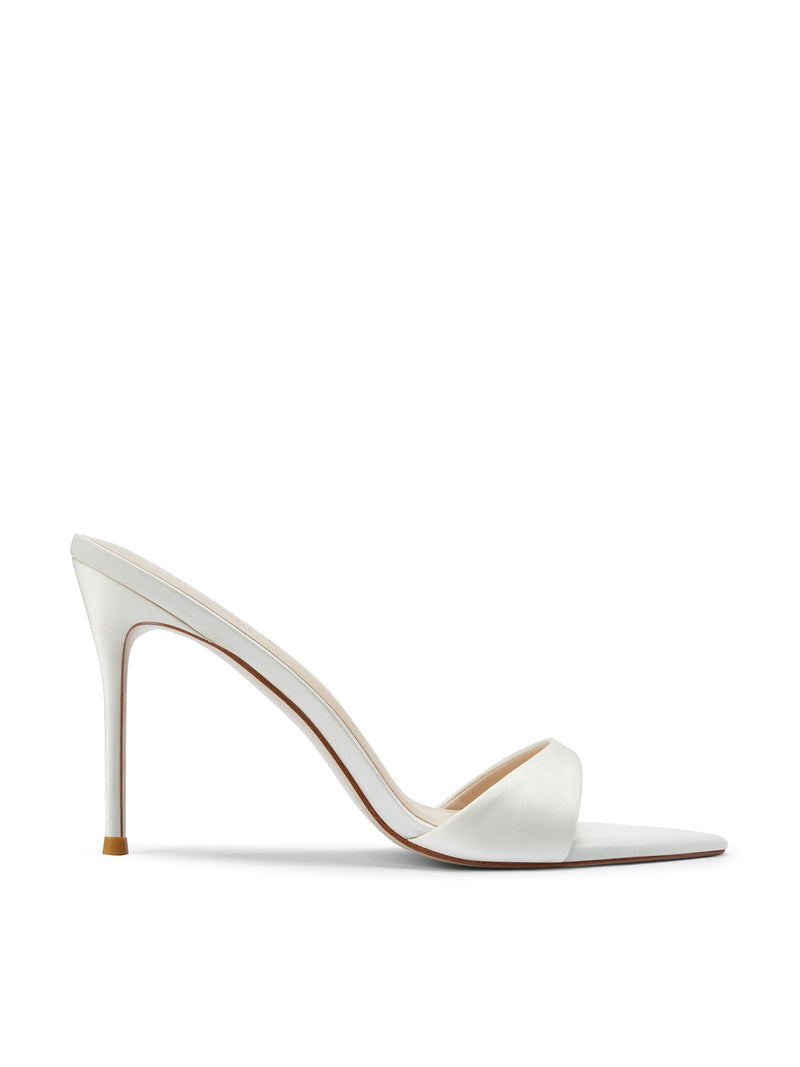 Kaia 100 Slipper - White - FEMME LA