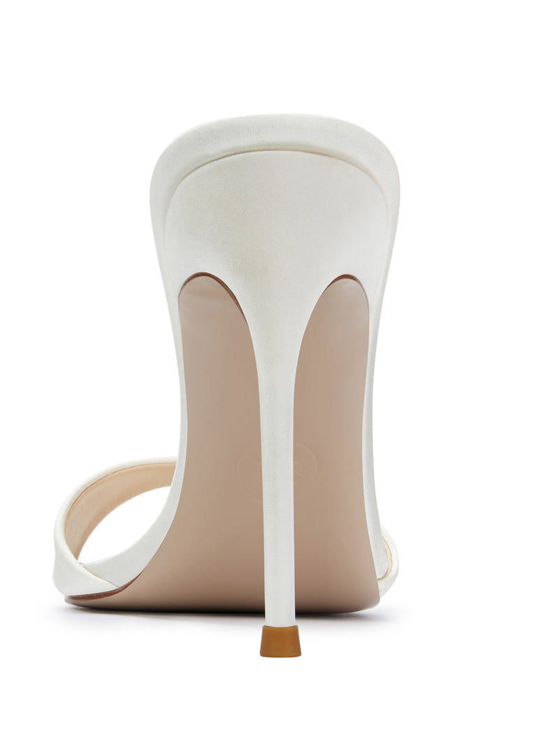 Kaia 100 Slipper - White - FEMME LA