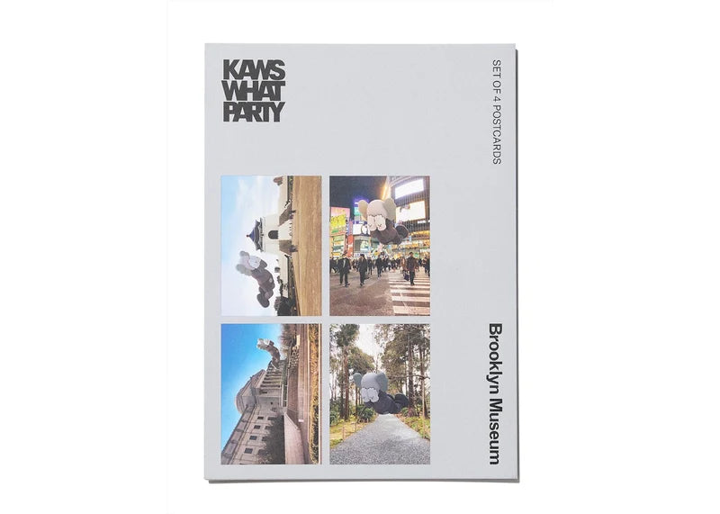 KAWS Brooklyn Museum Augmented Reality Postcard Set of 4