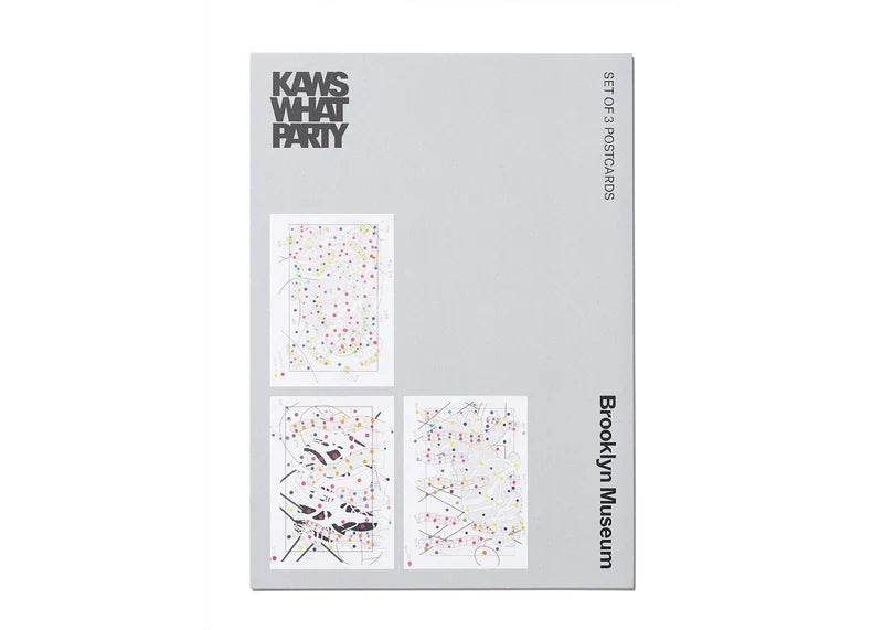 KAWS Brooklyn Museum Color Charts Postcard Set of 3