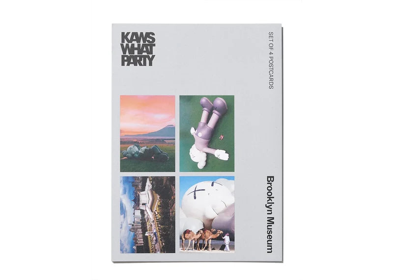 KAWS Brooklyn Museum HOLIDAY Postcard Set of 4