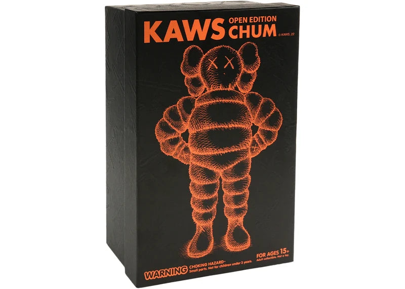 KAWS Chum Vinyl Figure Orange (2022)
