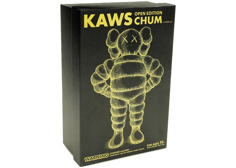 KAWS Chum Vinyl Figure Yellow (2022)