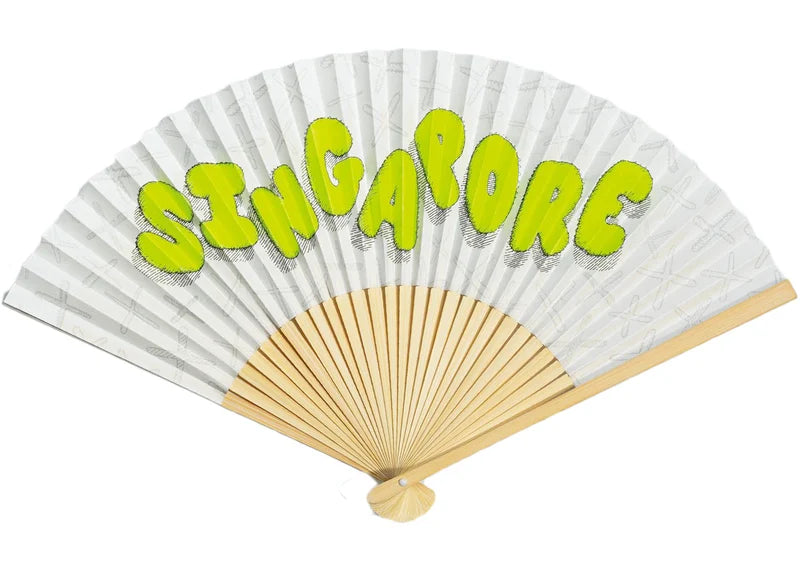 KAWS Holiday Singapore Folding Fan