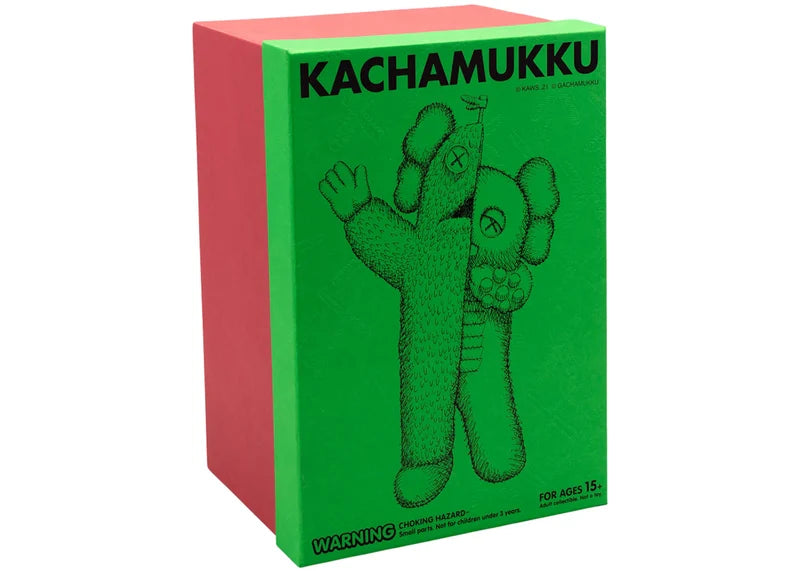 KAWS KACHAMUKKU Vinyl Figure Green/Red
