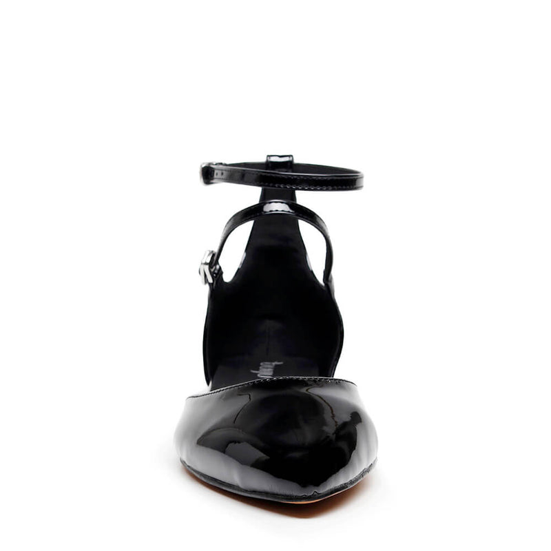Keeley - Black Vegan Patent - Street Sole