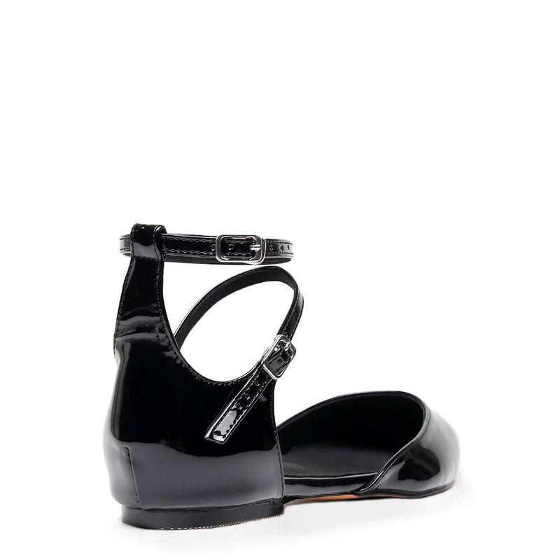 Keeley - Black Vegan Patent - Street Sole