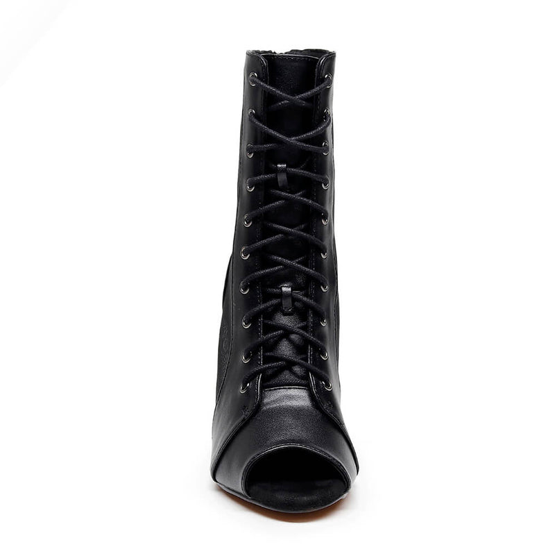 Koda - Black Vegan Leather - Street Sole