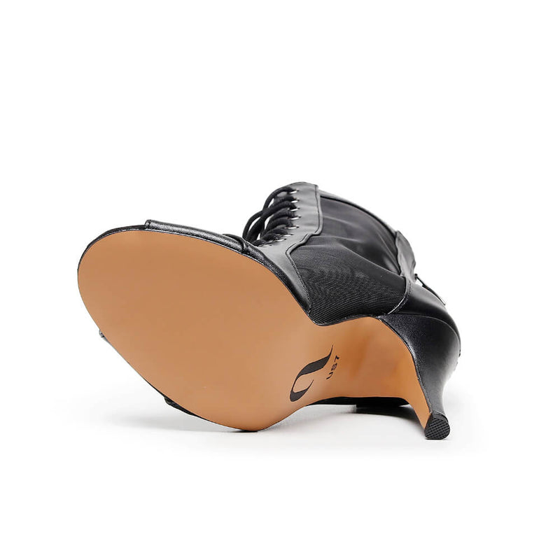 Koda - Black Vegan Leather - Street Sole