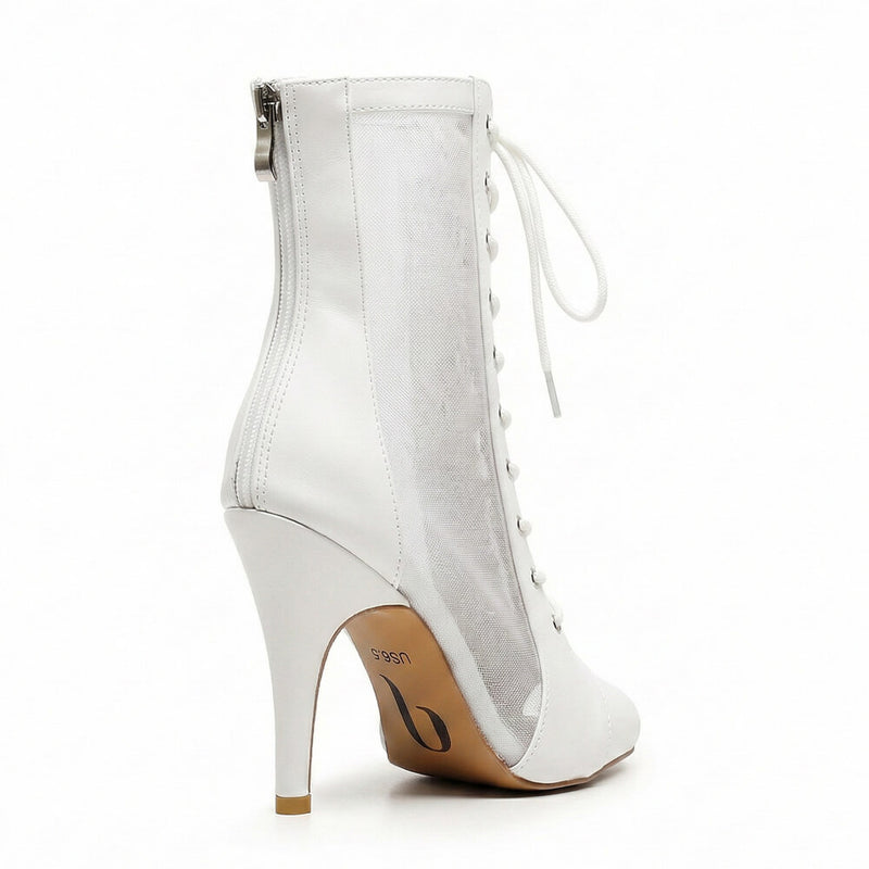 Koda - White Vegan Leather - Street Sole